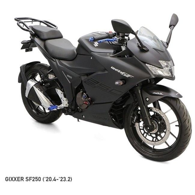 ENDURANCE エンデュランス タンデムグリップ付きリアキャリア＋リアボックスセット50L ジクサー150 ジクサー250 ジクサーSF250 SUZUKI スズキ リアキャリア_6