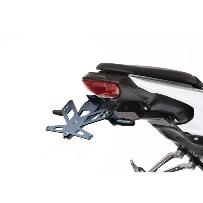 PROTECH プロテック X-SHAPE 125ccm license plate holder kit including reflector and light CB125R HONDA ホンダ フェンダーレスキット フェンダー関連 外装の画像