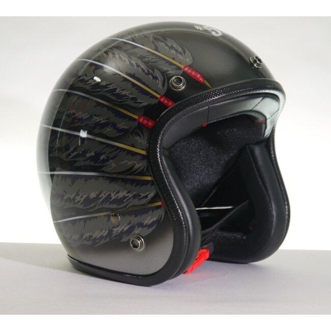 72JAM JET HELMET 72JAM 72ジャム IWAKI Fifty one Feather Design