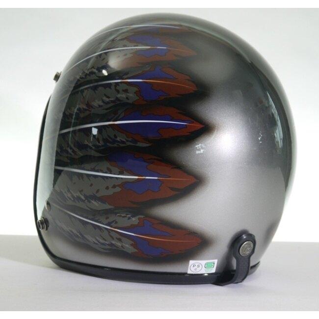 72JAM JET HELMET 72JAM 72ジャム IWAKI Fifty one Feather Design