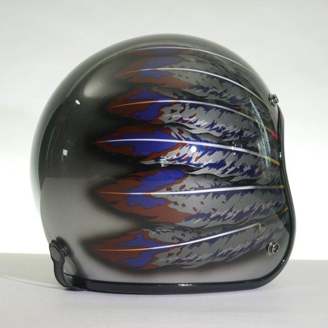 72JAM JET HELMET 72JAM 72ジャム IWAKI Fifty one Feather Design