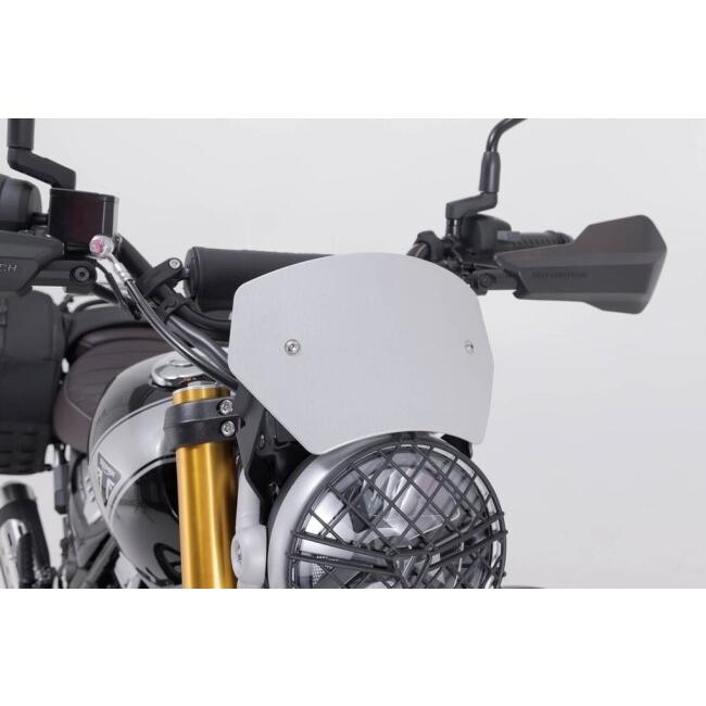SW-MOTECH SWモテック ウインドスクリーン カラー：シルバー SCRAMBLER 400X TRIUMPH トライアンフ スクリーン 外装_3