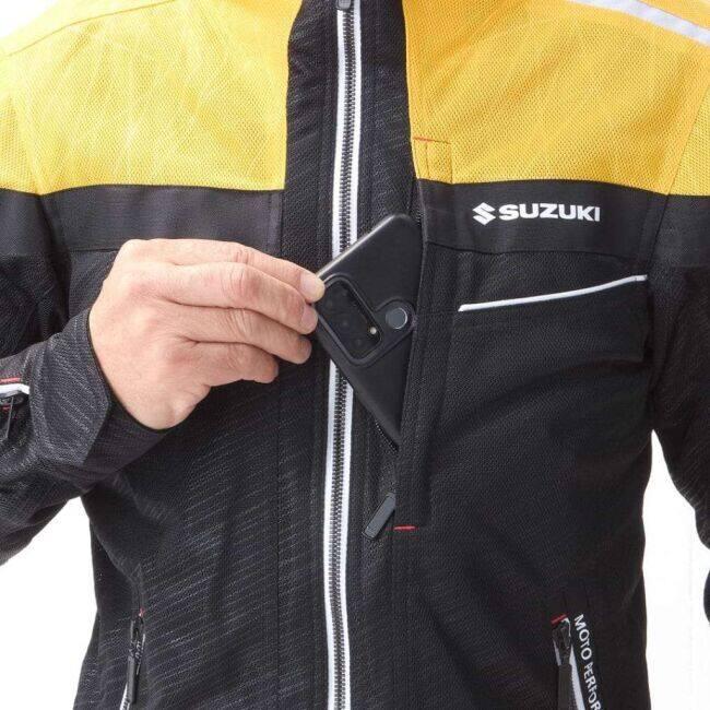 SUZUKI スズキ 【SUZUKI×KUSHITANI】 コラボ フルメッシュパーカージャケット サイズ：LL(9900079NA059X) メッシュジャケット ジャケット アパレル_9