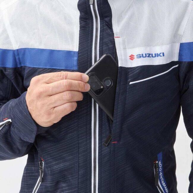 SUZUKI スズキ 【SUZUKI×KUSHITANI】 コラボ フルメッシュパーカージャケット サイズ：LL(9900079NA060X) メッシュジャケット ジャケット アパレル_9