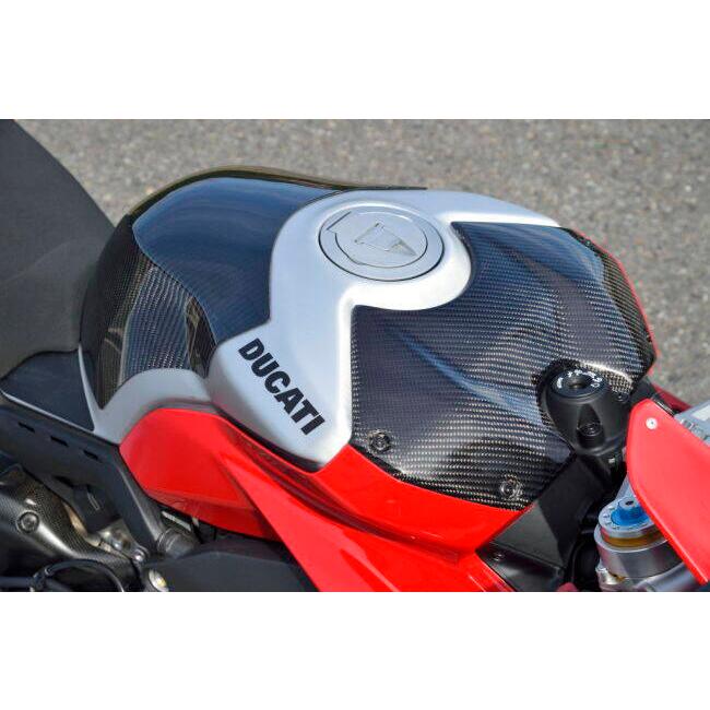 Magical Racing マジカルレーシング タンクエンド タイプ：平織カーボン / MagiVeilセラミックコーティング：あり PANIGALE V4 S V4R DUCATI ドゥカティ 外装