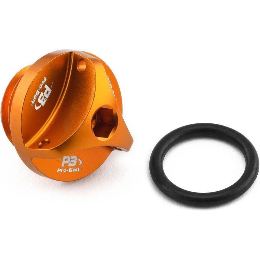 PRO BOLT プロボルト オイルフィラー キャップ カラー：オレンジ DUCATI ドゥカティ HONDA ホンダ KAWASAKI カワサキ フィラーキャップ エンジンパーツ | ブランド登録なし