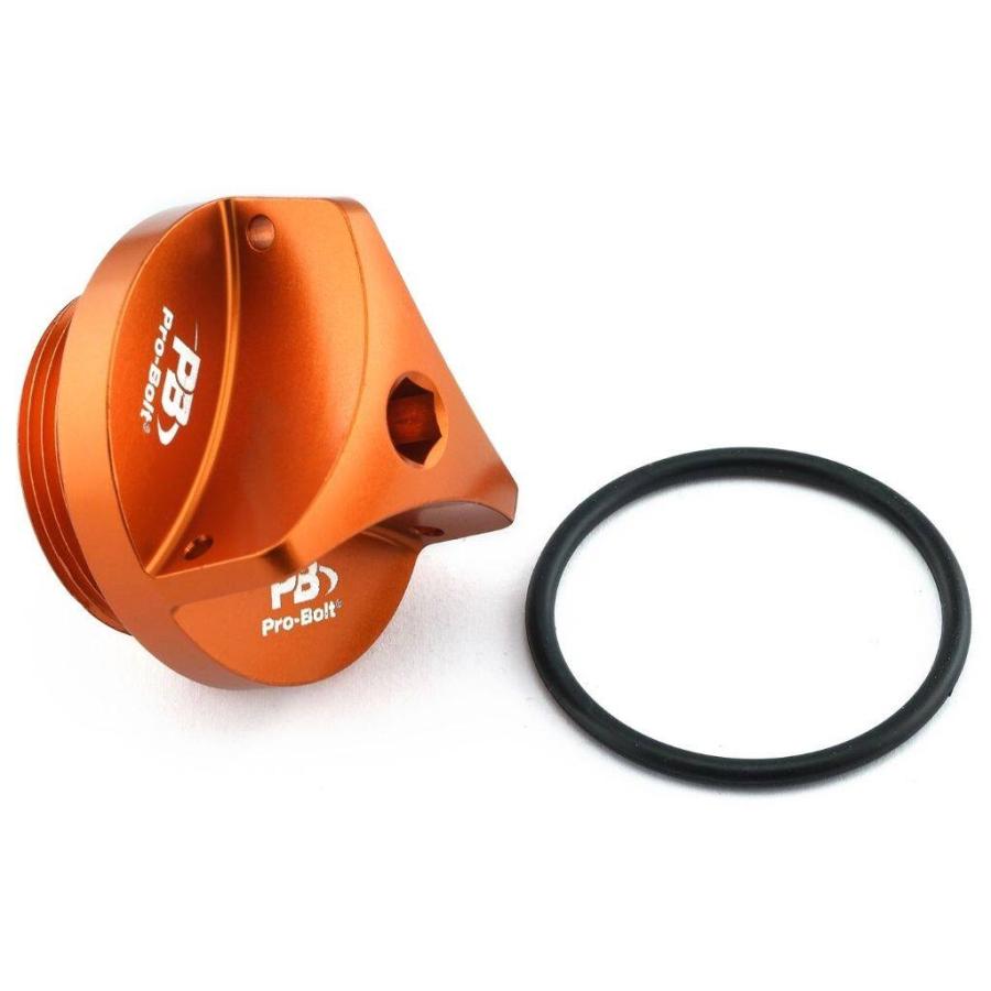 PRO BOLT プロボルト オイルフィラー キャップ スタンダード カラー：オレンジ KAWASAKI カワサキ SUZUKI スズキ フィラーキャップ エンジンパーツ エンジン | ブランド登録なし