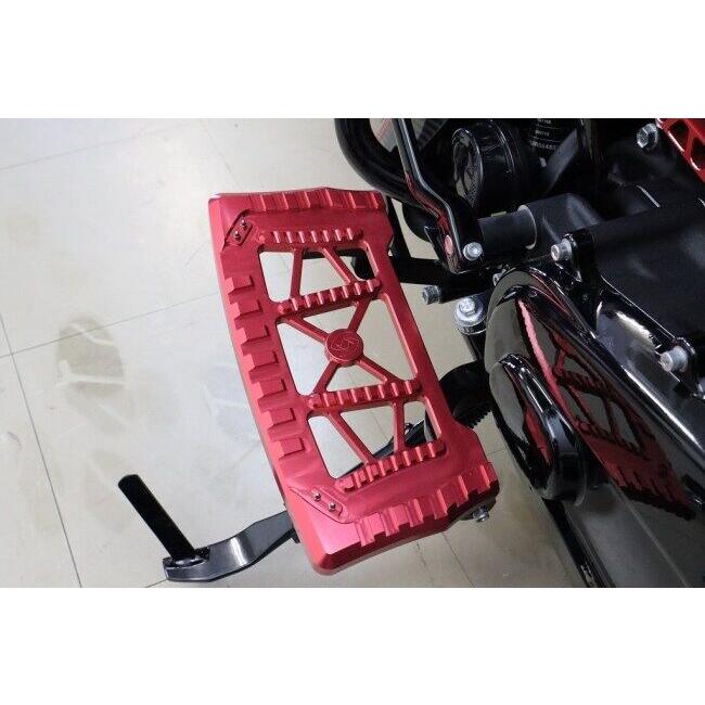 SPEEDRA スピードラ アルミ削り出しフロアボード タイプ1 カラー：レッド HARLEY-DAVIDSON ハーレーダビッドソン フロアボード・ステップボード ステップ_4