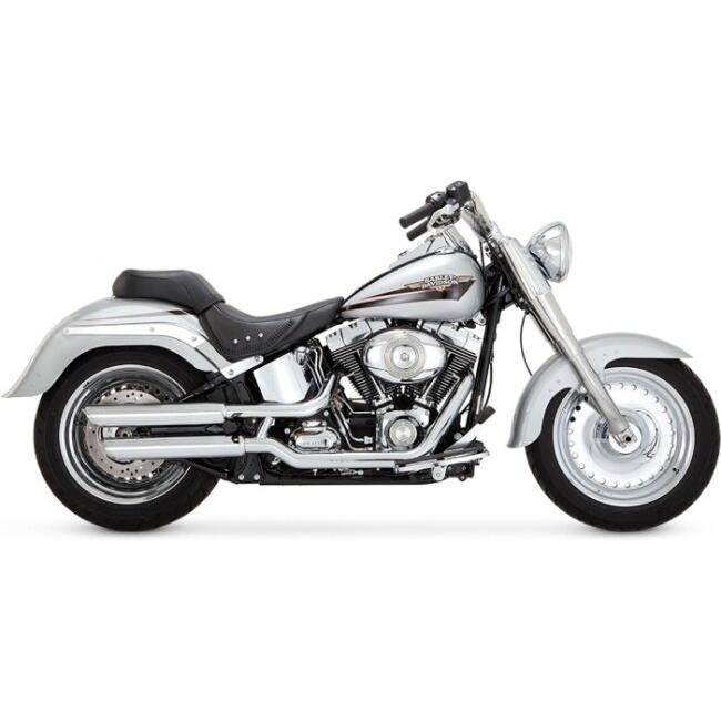 VANCE\u0026HINES バンス\u0026ハインズ TwinSlash 3in S／O ツインスラッシュ 3インチ スリップオン マフラー カラー：クローム スリップオンマフラー_1
