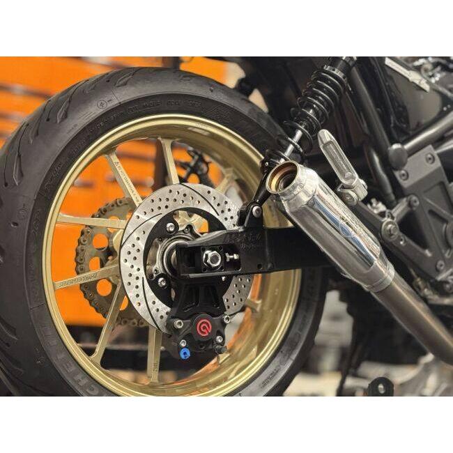 aotoramotors アオトラモータース AotoraRacingスイングアーム タイプ：ヘアライン仕上げ×typeS（スタビライザー付き） ゼファー400 ゼファー400χ 足回り_2