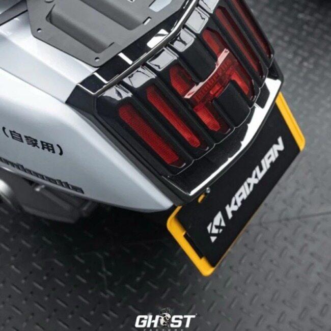 Ghost Factory ゴーストファクトリー Tail Light Decoration Cover X300 仕様：Bright Black LAMBRETTA ランブレッタ その他テールランプオプション・補修部品_4