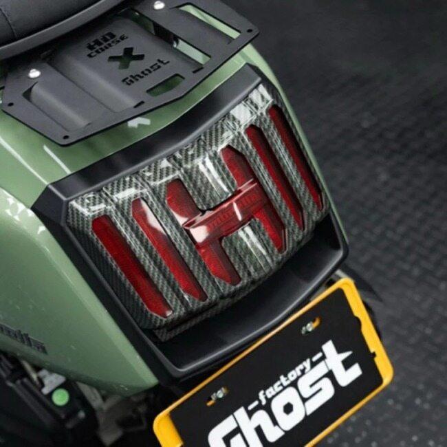 Ghost Factory ゴーストファクトリー Tail Light Decoration Cover X300 仕様：Bright Black LAMBRETTA ランブレッタ その他テールランプオプション・補修部品_5