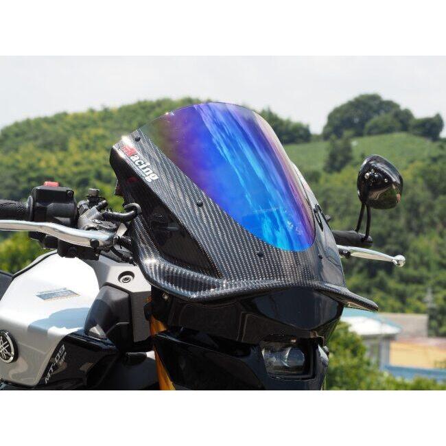 Magical Racing マジカルレーシング バイザースクリーン MagiVeilセラミックコーティング：あり / スクリーンカラー：スモーク タイプ：綾織カーボン製 MT09 SP