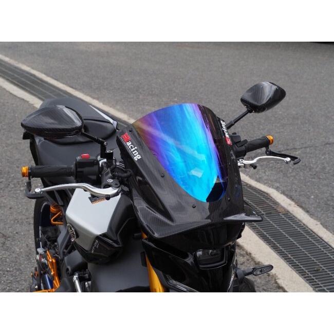 Magical Racing マジカルレーシング バイザースクリーン MagiVeilセラミックコーティング：あり / スクリーンカラー：スモーク タイプ：綾織カーボン製 MT09 SP