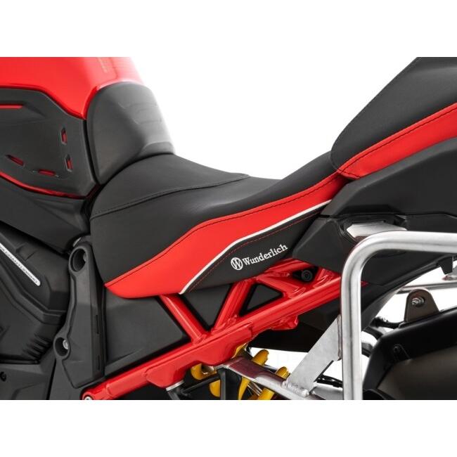Wunderlich ワンダーリッヒ フロントシート 「ACTIVE COMFORT」 シートヒーター機能付 カラー：ブラック／レッド DUCATI ドゥカティ シート シート関連 外装_2