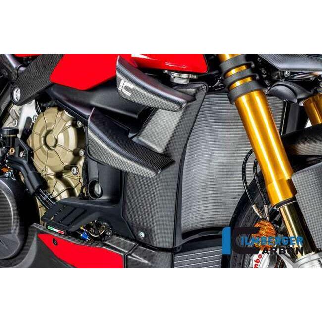 ILMBERGER イルムバーガー ラジエターカバー 右 マット STREETFIGHTER V4 DUCATI ドゥカティ ラジエーター 冷却関連 エンジンの画像