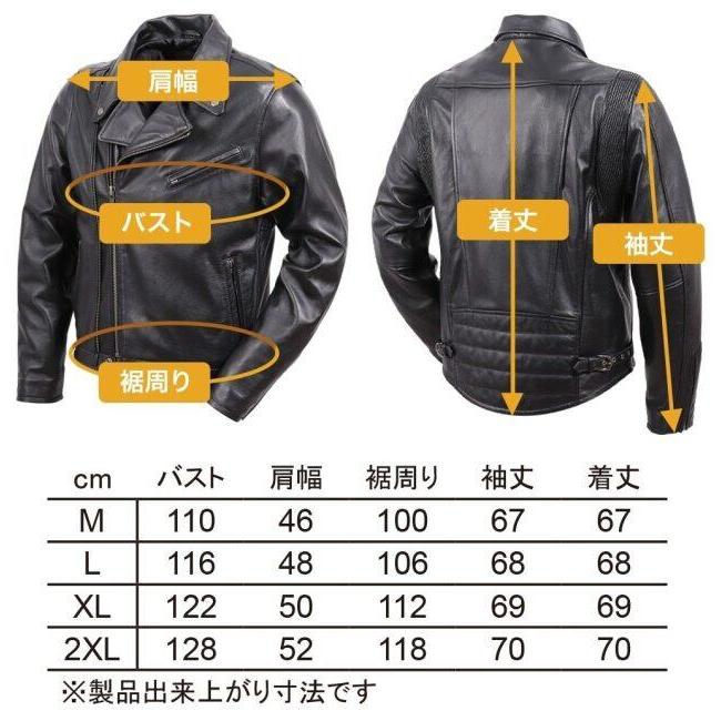 DEGNER（デグナー） シープレザージャケット サイズ：L レザー