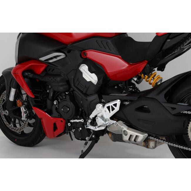 AELLA アエラ ライディングステップキット(DUCATI DIAVEL V4) カラー：ブラック Diavel V4 DUCATI ドゥカティ バックステップ ステップ 足回り_3