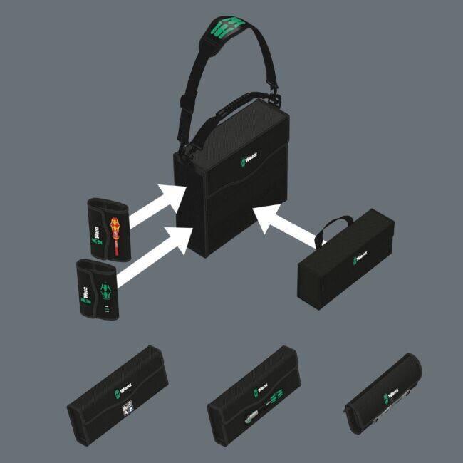 WERA ヴェラ 3点入 ツールショルダーバッグ 工具収納 セット工具_5