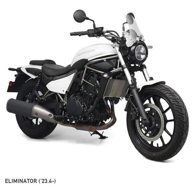 ENDURANCE エンデュランス メーターバイザーロングセット＋取り付けキット スクリーンカラー：クリア ELIMINATOR KAWASAKI カワサキ スクリーン 外装_5