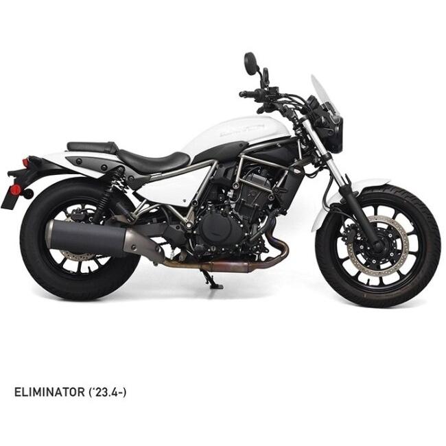 ENDURANCE エンデュランス メーターバイザーロングセット＋取り付けキット スクリーンカラー：クリア ELIMINATOR KAWASAKI カワサキ スクリーン 外装_6