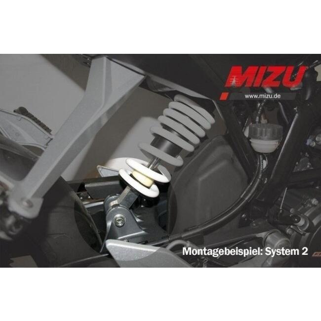 MiZU ミズ Jack-up kit，including ABE (part certificate)，30mm 790 ADVENTURE KTM ジャッキ ガレージツールの画像