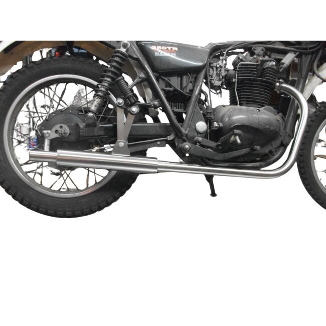 250tr RSヨコタ　ダウン仕様マフラー　スリップオン RSヨコタ レーシングショップヨコタ 250TR クワイエット キャプトン