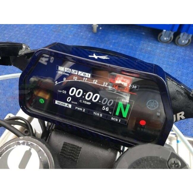 EXTREME COMPONENTS エクストリームコンポーネンツ Instrument protection for Yamaha YZF R1 / R1M (2015/2021) (transparent red) | CPSR1R メーターカバーの画像