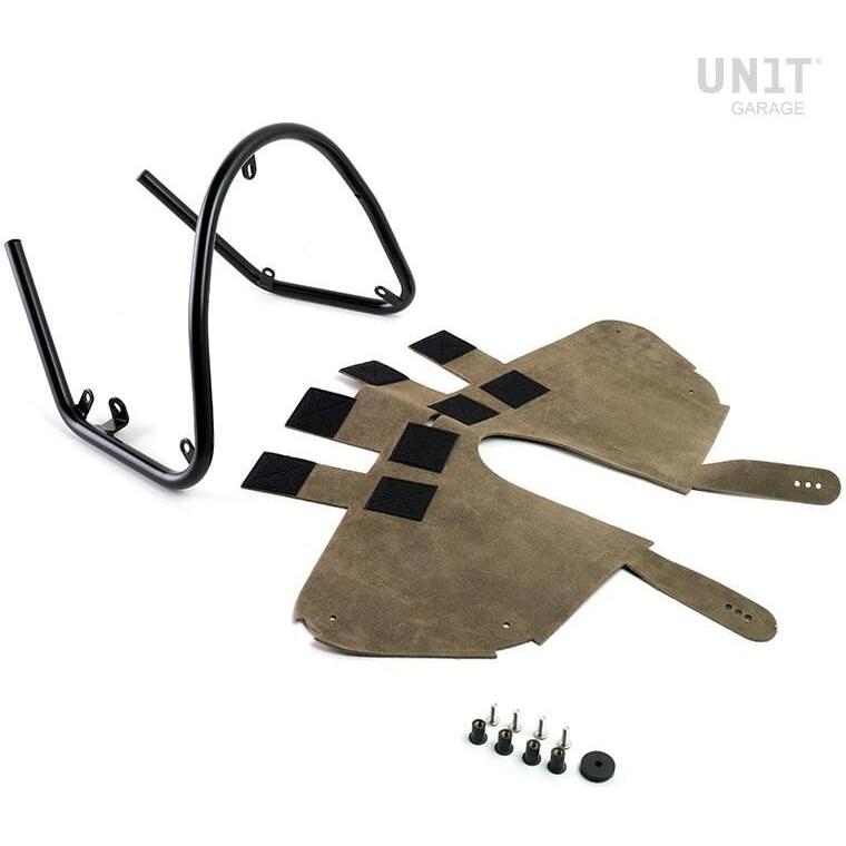 UNIT GARAGE ユニットガレージ Unit Garage Protection tube with waxed suede finishing， MossGrey | 1576_MossGrey タンク関連 外装 | UNIT GARAGE