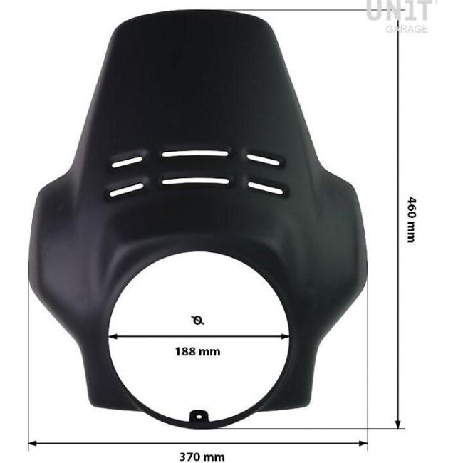UNIT GARAGE ユニットガレージ Unit Garage Windshield Fenouil+front fender nineT Scrambler-Pure， Red | 2027+2028_Red スクリーン 外装_1