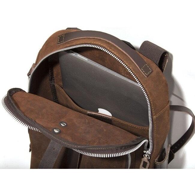 UNIT GARAGE ユニットガレージ Unit Garage TANK PANNIER IN WAXED SUEDE， ColoradoBrown | U033-ColoradoBrown タンクバッグ 車体用バッグ・ケース_2