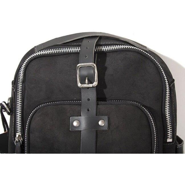 UNIT GARAGE ユニットガレージ Unit Garage TANK PANNIER IN WAXED SUEDE， JetBlack | U033-JetBlack タンクバッグ 車体用バッグ・ケース_2