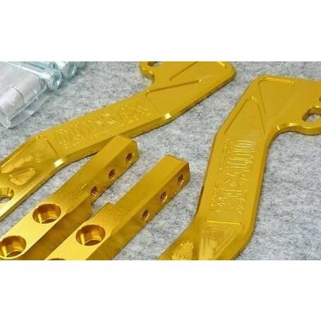 OUTEX アウテックス ステアリングステムスタビライザー カラー：レッドアルマイト KLX140 KAWASAKI カワサキ ステムスタビライザー サスペンション 足回りの画像