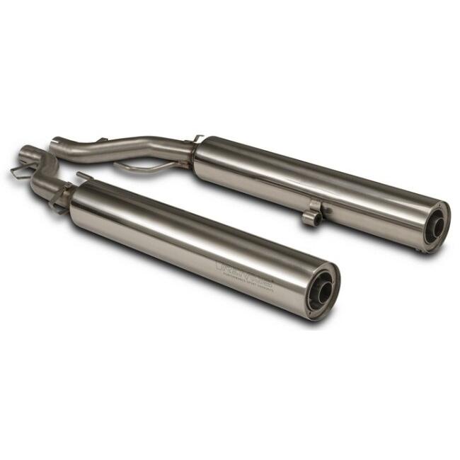 REMUS レムス Racing Custom Slip On L/R Stainless Chrome，Endcap Slash Cut V1 2 Pcs.，Alloy Chrome スリップオンマフラー マフラー_4