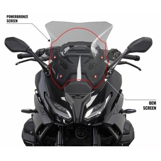 ODAX オダックス 【PowerBronze】ツーリングスクリーン カラー別型番：002(ダークスモーク) R1300RS BMW スクリーン 外装_2