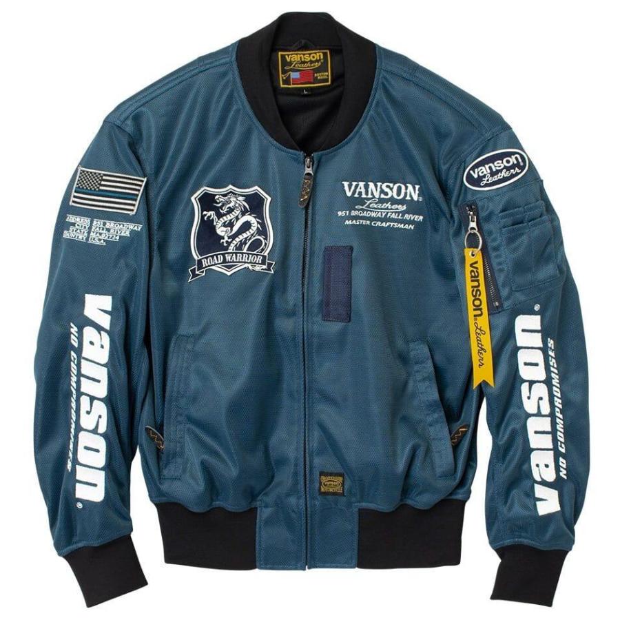 VANSON（バンソン） メッシュMA-1ジャケット サイズ：L メッシュ