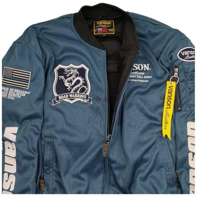 VANSON（バンソン） メッシュMA-1ジャケット サイズ：2XL メッシュ