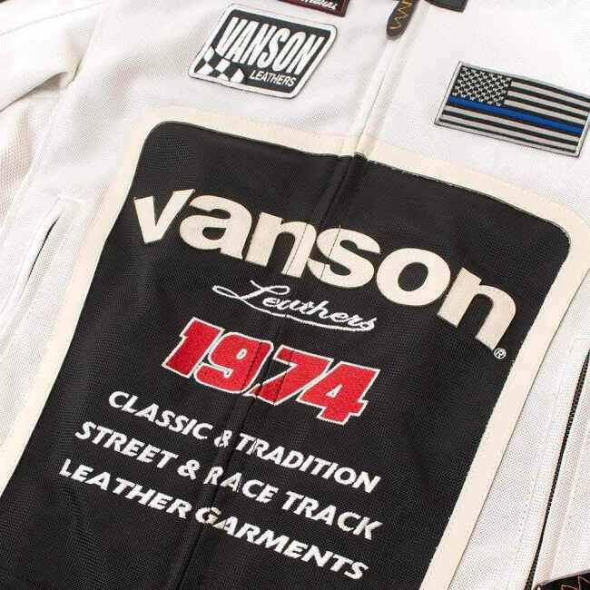 VANSON バンソン メッシュライダースジャケット サイズ：XL メッシュジャケット ジャケット アパレル_9