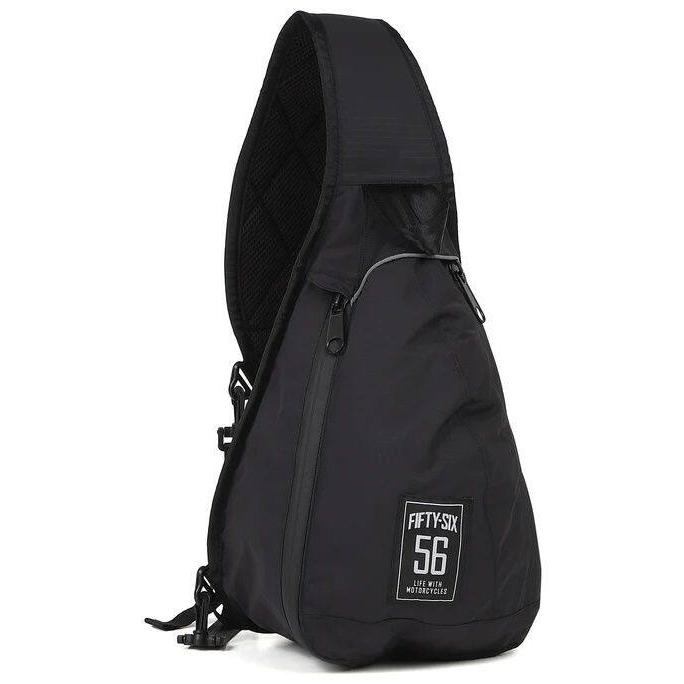 56design ブラック 3点式斜めがけショルダーバッグ 56design（56デザイン） PINEAPPLE BAG WP カラー：Black ショルダー