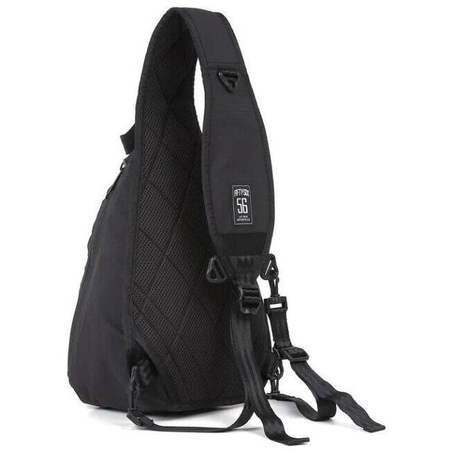 56design ブラック 3点式斜めがけショルダーバッグ 56design（56デザイン） PINEAPPLE BAG WP カラー：Black ショルダー