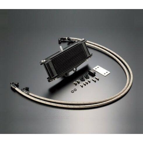 オイルクーラー　XJR400R用 セット コア ホース 取り出し/9インチ10段 ACTIVE（アクティブ） オイルクーラーキット ストレートタイプ 9インチ