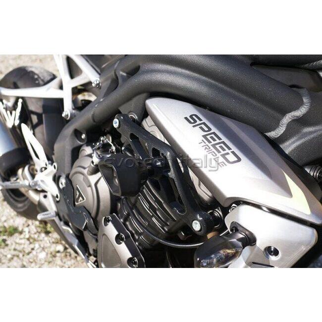 EVOTECH エボテック No Cut Anti-Shock Frame Sliders， Silver エンジンスライダー・フレームスライダー フレーム_2