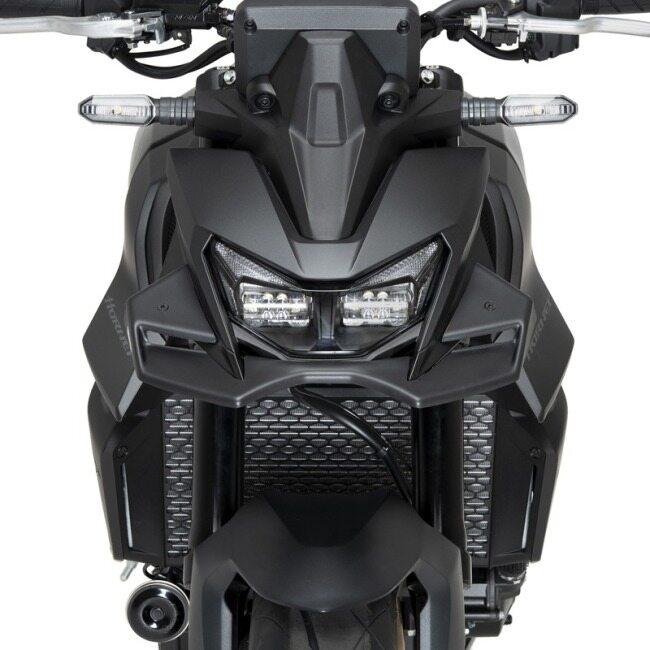 Puig プーチ フロントダウンフォースネイキッドスポイラー(DOWNFORCE NAKED FRONTAL SPOILERS) カラー：MATT BKACK CB750 HORNET HONDA ホンダ 外装の画像
