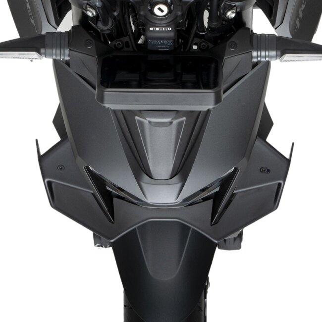 Puig プーチ フロントダウンフォースネイキッドスポイラー(DOWNFORCE NAKED FRONTAL SPOILERS) カラー：MATT BKACK CB750 HORNET HONDA ホンダ 外装の画像