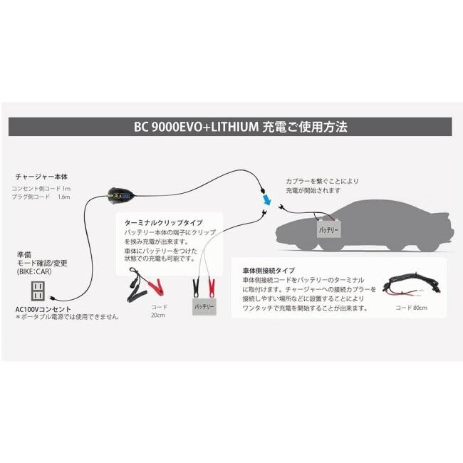 BC BATTERY CONTROLLER ビーシーバッテリーコントローラー 9000 EVO+