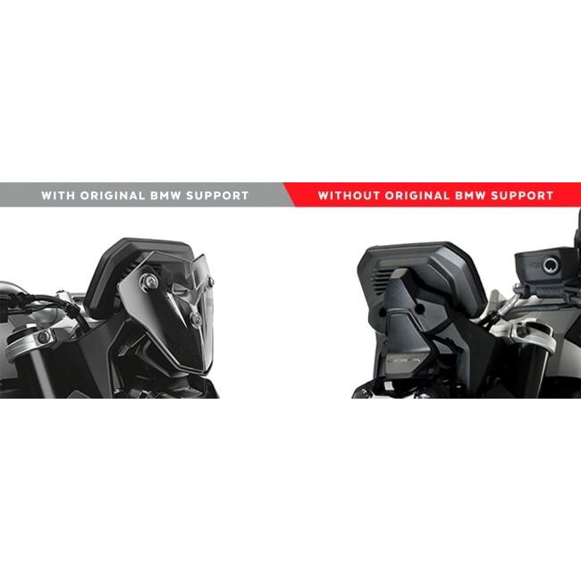 Puig プーチ ニュージェネレーションNKスクリーンTOURING (NEW GENERATION TOURING)純正バイザー付き車両専用 カラー；スモーク F900R BMW スクリーン 外装_2