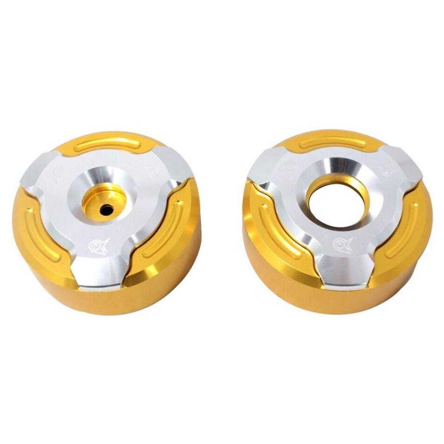 PIRANHA ピラニア CNC 2-Tone Ignition Key Cover for MSX-125/SF COLOR：Gold MSX 125SF 125 HONDA ホンダ キーシリンダーカバー 外装 | ブランド登録なし