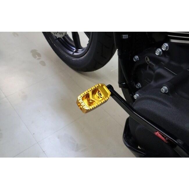 SPEEDRA スピードラ アルミ削り出し シフトペグ カラー：ゴールド / 長さ：60mm 全車種 HARLEY-DAVIDSON ハーレーダビッドソン フットペグ ステップ 足回り_1