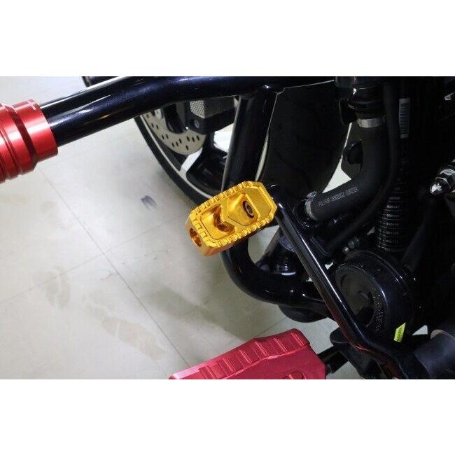 SPEEDRA スピードラ アルミ削り出し シフトペグ カラー：ゴールド / 長さ：60mm 全車種 HARLEY-DAVIDSON ハーレーダビッドソン フットペグ ステップ 足回り_2