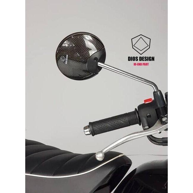 DIOS DESIGN ディオスデザイン Carbon Mirror cover V2 Monkey125 MONKEY 125 HONDA ホンダ その他ミラーオプション・補修部品 ハンドルの画像